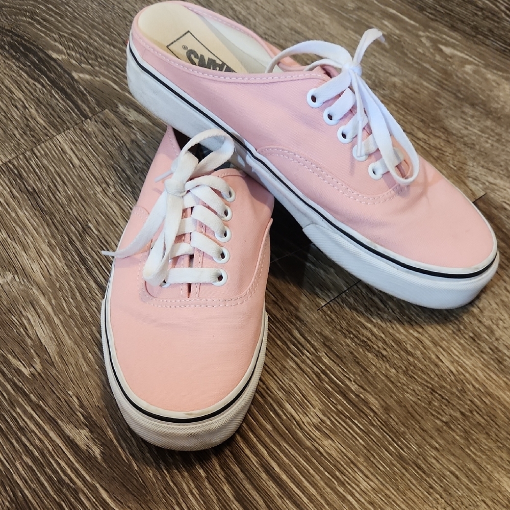 Vans Classic Authentic Mule Skate Shoes Sneakers Powder Pink  M 8.0/ W 9.5